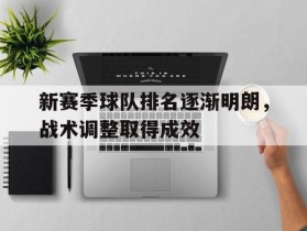 包含新赛季球队排名逐渐明朗，战术调整取得成效的词条