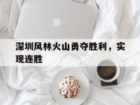 深圳风林火山勇夺胜利，实现连胜