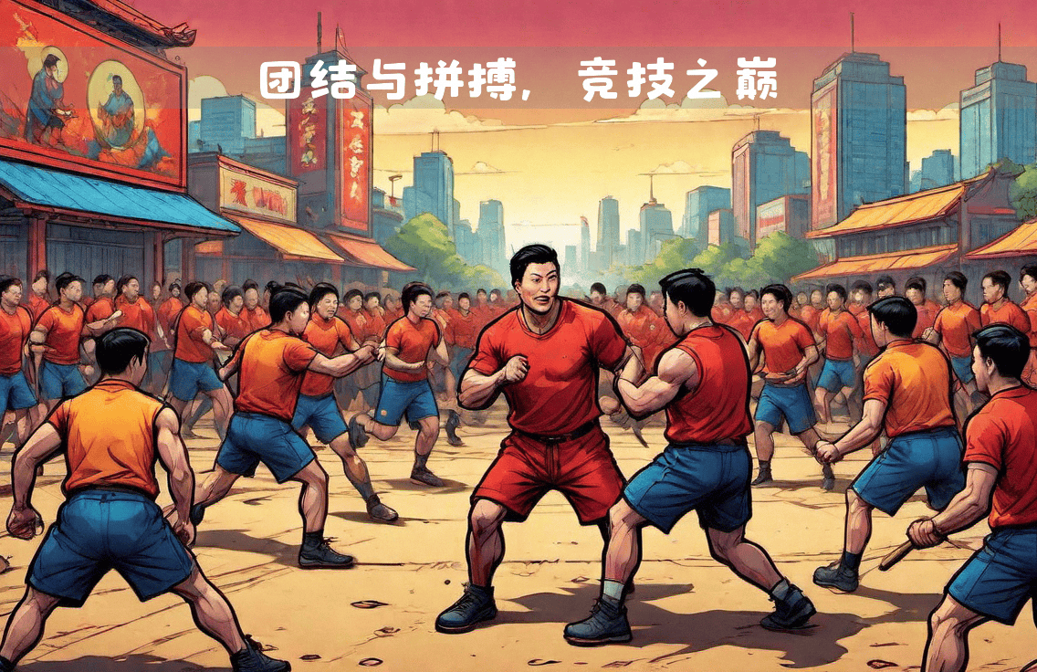 一场激烈的角逐背后是运动员的拼搏